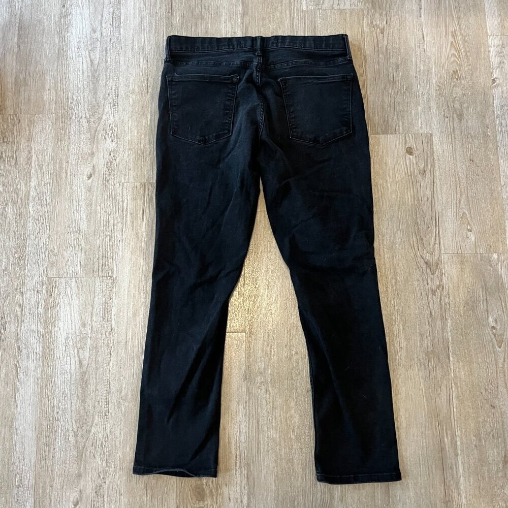 Mens Old Navy Black Denim Jeans Slim - 36x32 - Picture 4 of 7